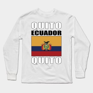 Flag of Ecuador Long Sleeve T-Shirt